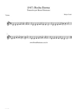 20330 Sheet music - (047) Rocha Eterna - Violin