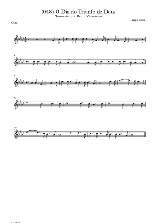 20334 Sheet music - (048) O Dia Do Triunfo De Deus - Harmonica