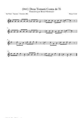 28409 Sheet music - (061) Deus Tomará Conta De Ti - Clarinet (Bb)