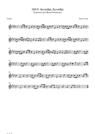 25686 Sheet music - (063) Acordai Acordai - Violin