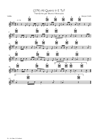 39650 Sheet music - (279) Ali Quero Ir E Tu - Acoustic Guitar
