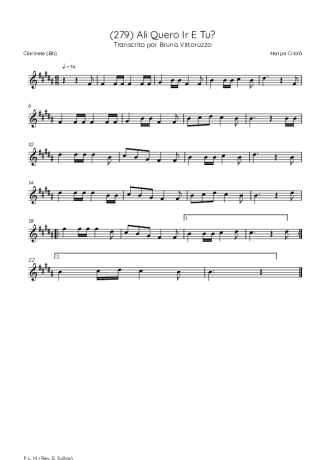 39641 Sheet music - (279) Ali Quero Ir E Tu - Clarinet (Bb)