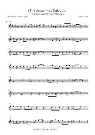 40151 Noter - (311) Jesus Meu Salvador - Tenor/Sopransaxofon