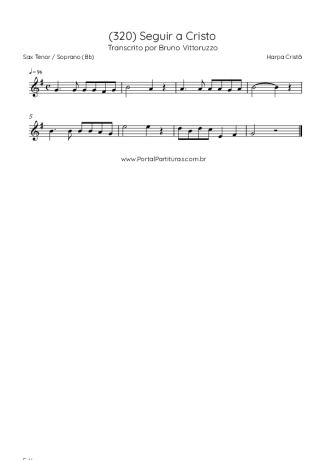 40259 Noter - (320) Seguir A Cristo - Tenor/Sopransaxofon