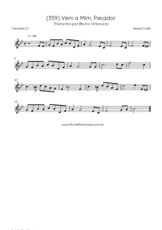 42999 Sheet music - (359) Vem A Mim Pecador - Clarinet (C)