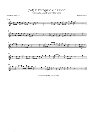 43027 Bladmuziek - (361) O Peregrino E A Glória - Altsaxofoon