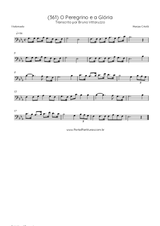 43033 Bladmuziek - (361) O Peregrino E A Glória - Cello