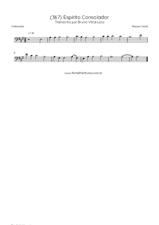 43105 Sheet music - (367) Espírito Consolador - Cello