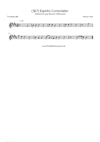 43102 Sheet music - (367) Espírito Consolador - Trumpet
