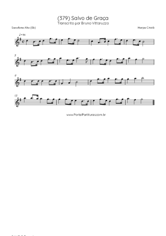 43243 Noter - (379) Salvo De Graça - Altsaxofon