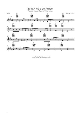 42947 Noter - (394) A Mão Do Arado! - Akustisk Gitarr