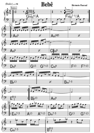 15418 Sheet music - Bebê - Accordion