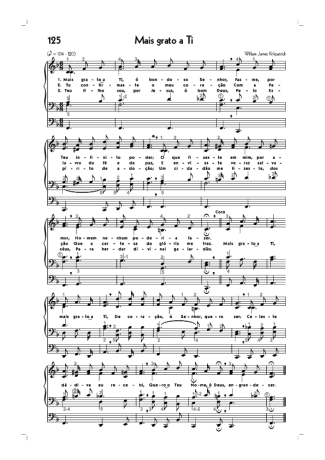 18768 Partitura - (125) Mais Grato A Ti - Órgano