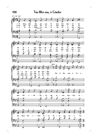 18771 Partitur - (128) Teu Filho Sou Ó Criador - Organ