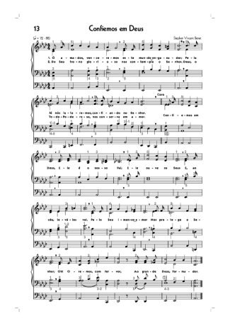 18595 Partitur - (13) Cinfemos Em Deus - Organ