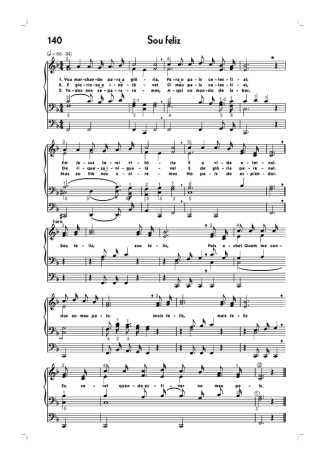 18783 Partitur - (140) Sou Feliz - Organ
