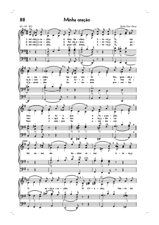 18731 Partitur - (88) Minha Oração - Organ