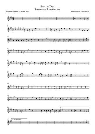 18290 Noten - Zero A Dez - Tenor-Saxophon Sopran (Bb)