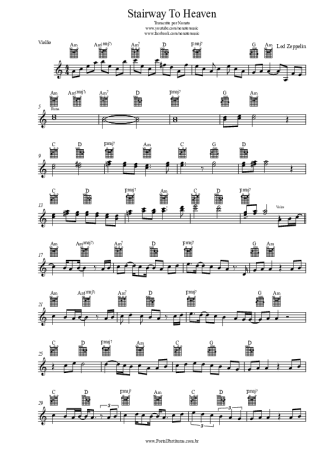 24948 Sheet music - Stairway To Heaven - Acoustic Guitar