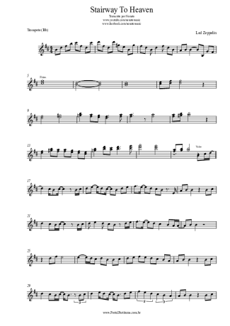 24947 Sheet music - Stairway To Heaven - Trumpet