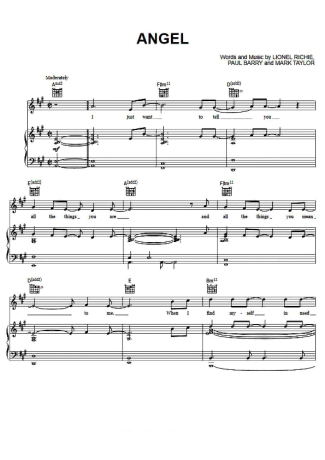 36005 Sheet music - Angel - Piano