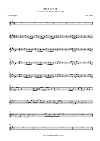 30413 Partitura - Haja Amor - Trompeta