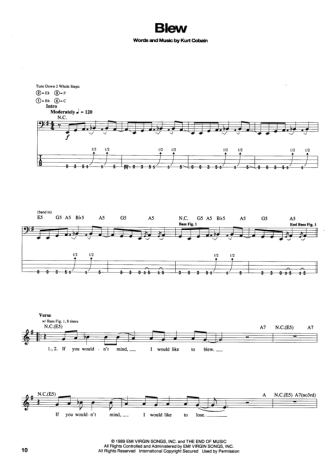 19224 Sheet music - Blew - Bass
