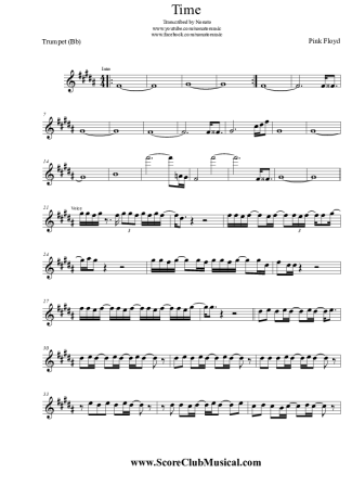 4342 Sheet music - Time - Trumpet
