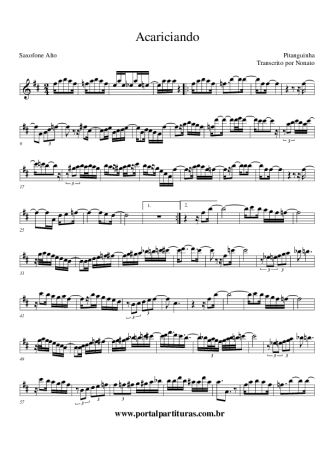 1601 Sheet music - Acariciando - Alto Saxophone