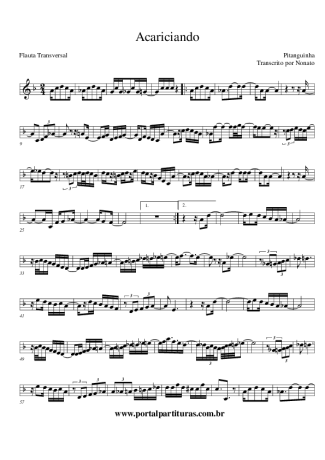 1600 Sheet music - Acariciando - Flute