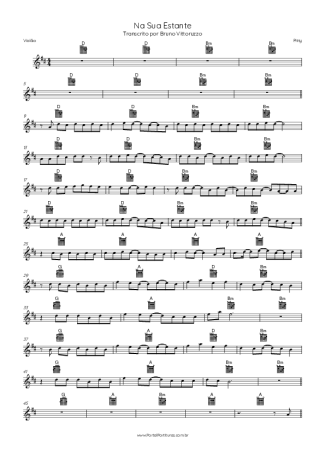 43813 Sheet music - Na Sua Estante - Acoustic Guitar