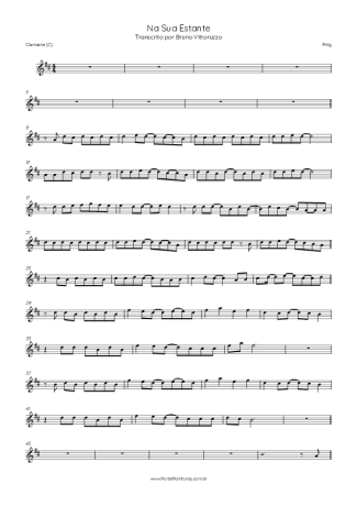 43805 Sheet music - Na Sua Estante - Clarinet (C)