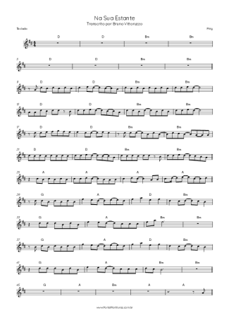 43810 Sheet music - Na Sua Estante - Keyboard