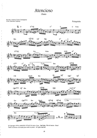 16768 Sheet music - Atencioso - Small Guitar