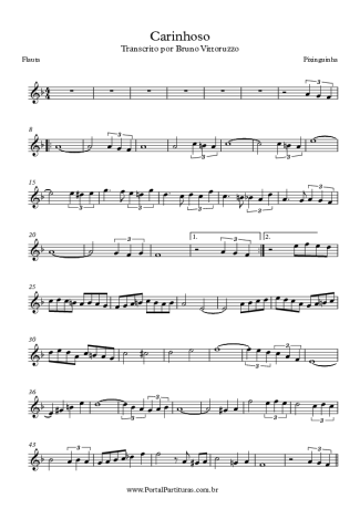 8054 Sheet music - Carinhoso - Flute