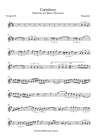 8059 Sheet music - Carinhoso - Trumpet