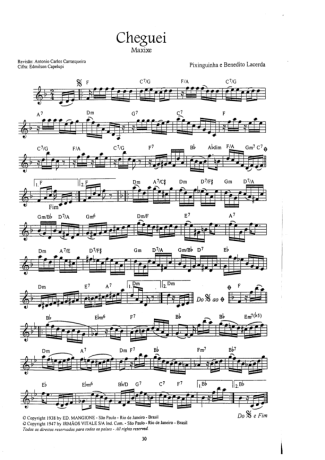 16915 Sheet music - Cheguei - Mandolin
