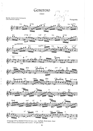 16662 Sheet music - Generoso - Keyboard