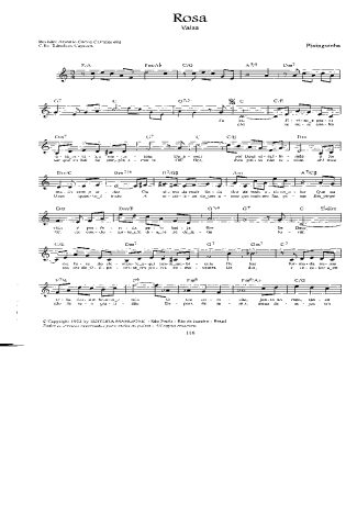 Rosa - Pixinguinha | Sheet Music for Flute | PDF Download