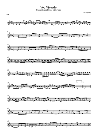17733 Sheet music - Vou Vivendo - Harmonica