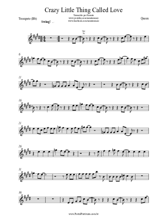 21882 Sheet music - Crazy Little Thing Called Love - Trumpet