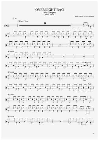 35213 Partitura - Overnight Bag - Bateria