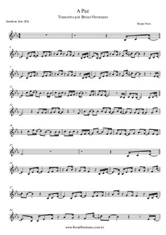 21901 Sheet music - A Paz - Alto Saxophone
