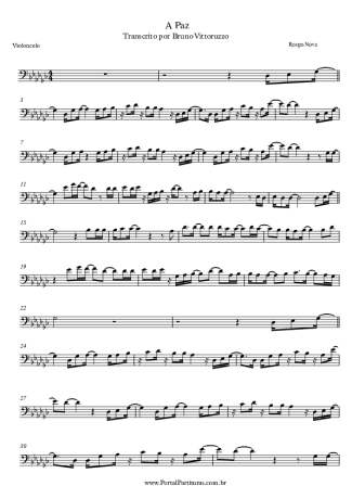 21907 Sheet music - A Paz - Cello