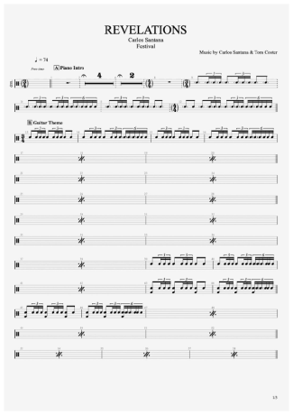 35163 Sheet music - Revelation - Drums
