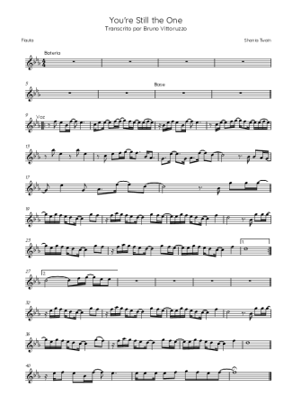 27688 Sheet music - You´re Still The One - Flute