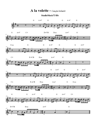 29226 Sheet music - À La Volette - Clarinet (Bb)
