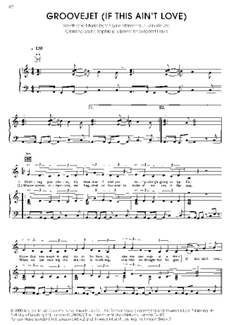6759 Noten - Groovejet (If Theis Ain´t Love) - Klavier