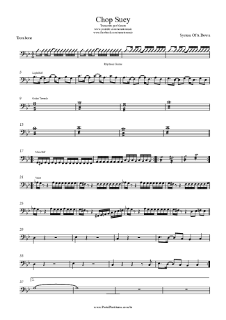 25265 Sheet music - Chop Suey - Trombone