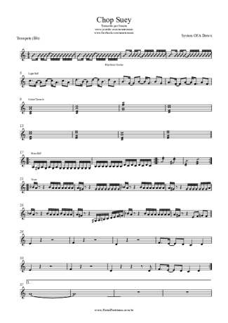 25266 Sheet music - Chop Suey - Trumpet